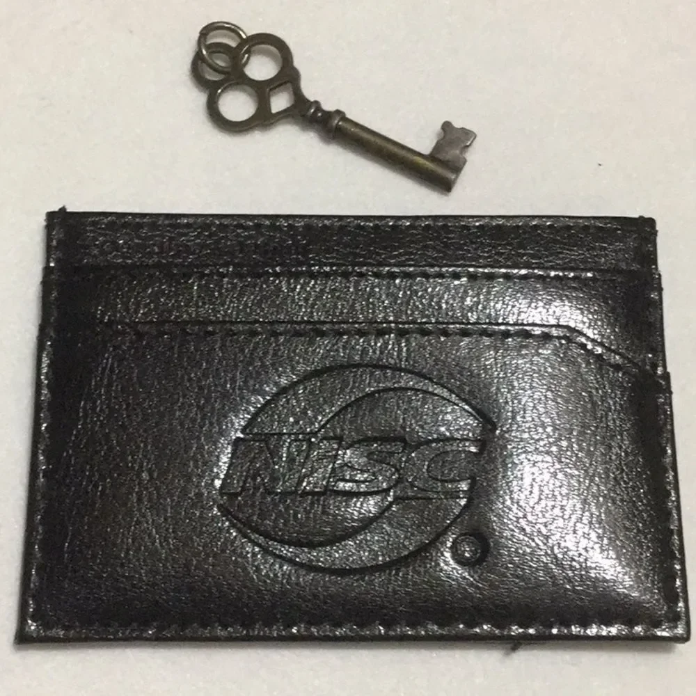 Black Leather RFID Protected Card Holder